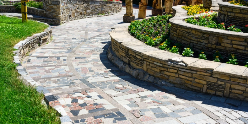 retaining walls patios and drainage in chester county pa
